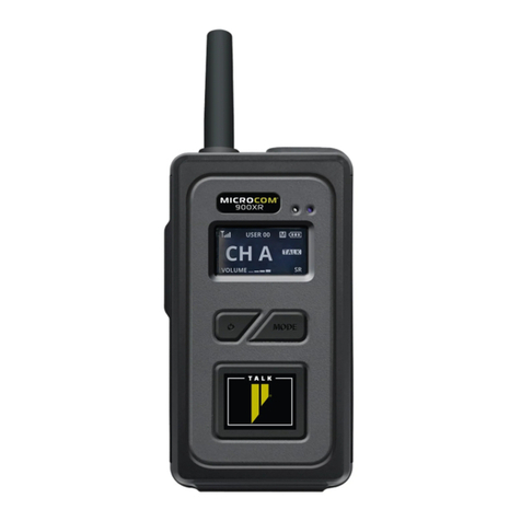Pliant MICROCOM 900XR Manual de usuario