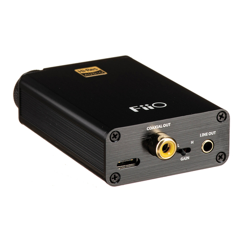 Fiio E10K-TC Manual de usuario