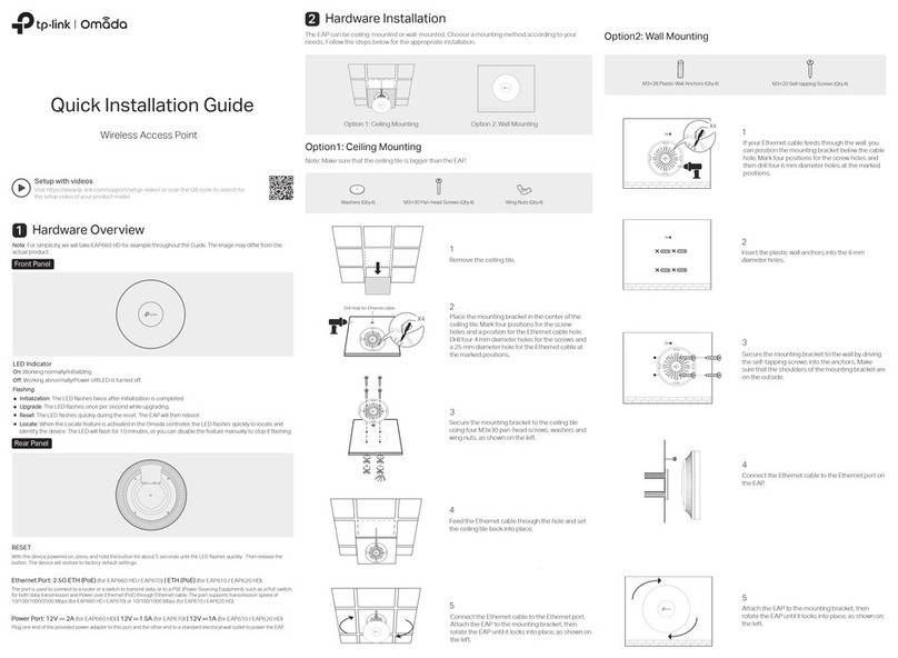 TP-Link Omada EAP610 Manual de usuario