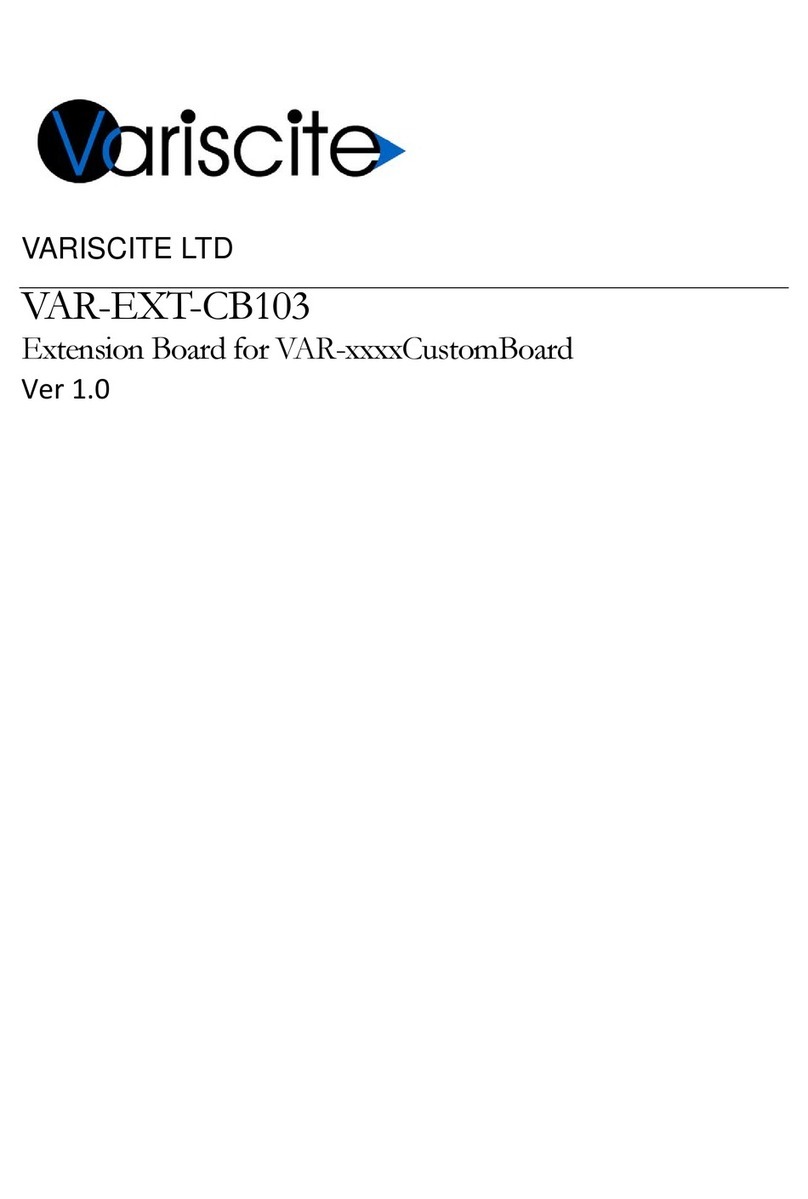 Variscite VAR-EXT-CB103 Manual de usuario