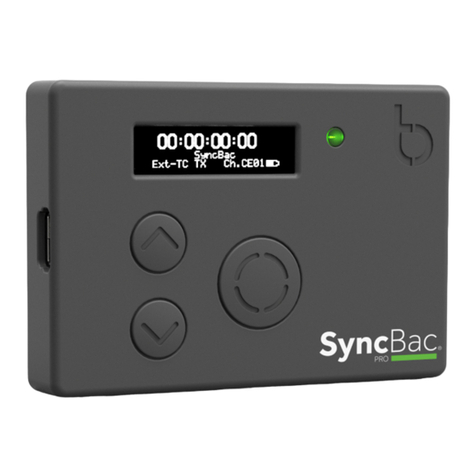 timecode systems SyncBac PRO Manual de usuario