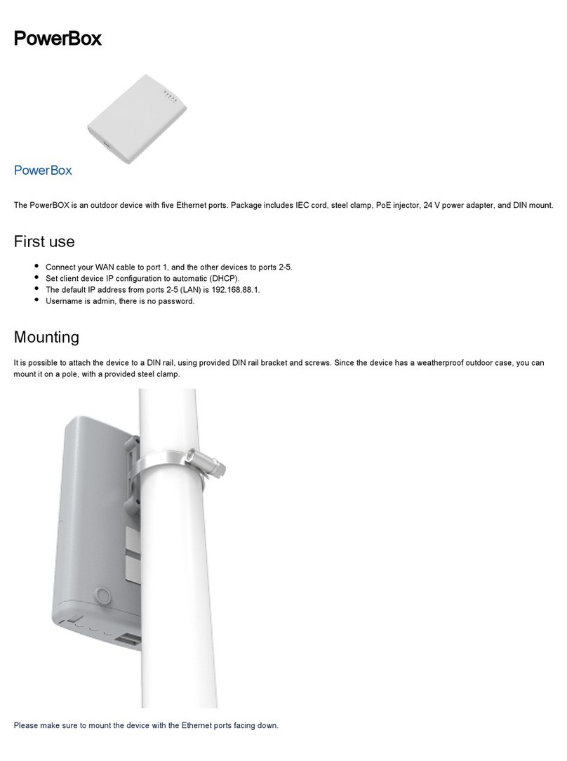 MikroTik PowerBox Manual de usuario