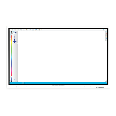 TRIUMPH BOARD INTERACTIVE FLAT PANEL Series Manual de usuario