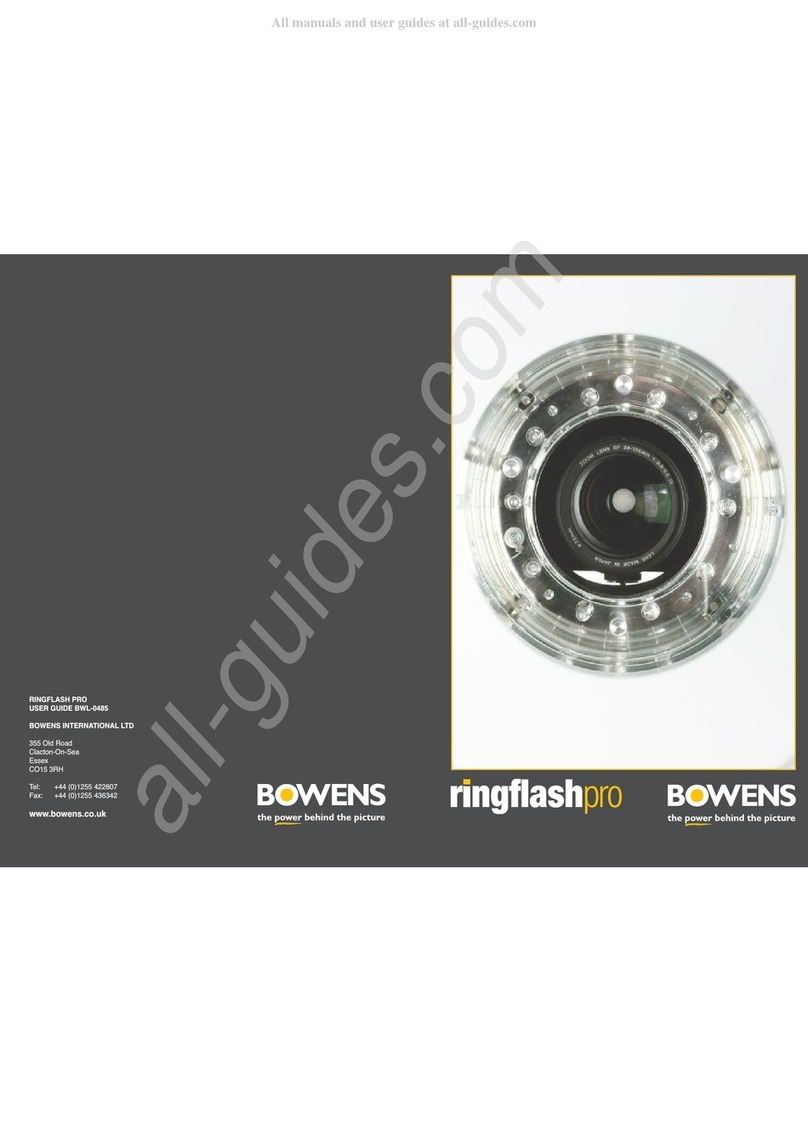 Bowens ringflashpro BW-7670 Manual de usuario