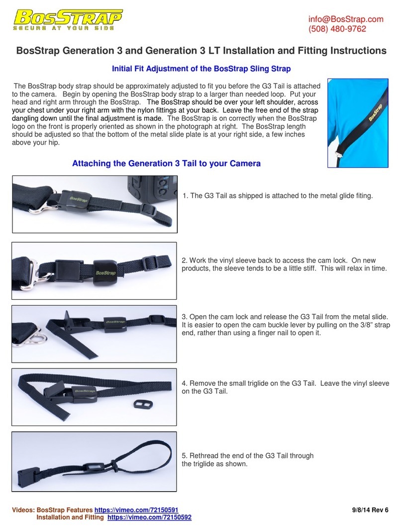 BosStrap Generation 3 Manual de usuario