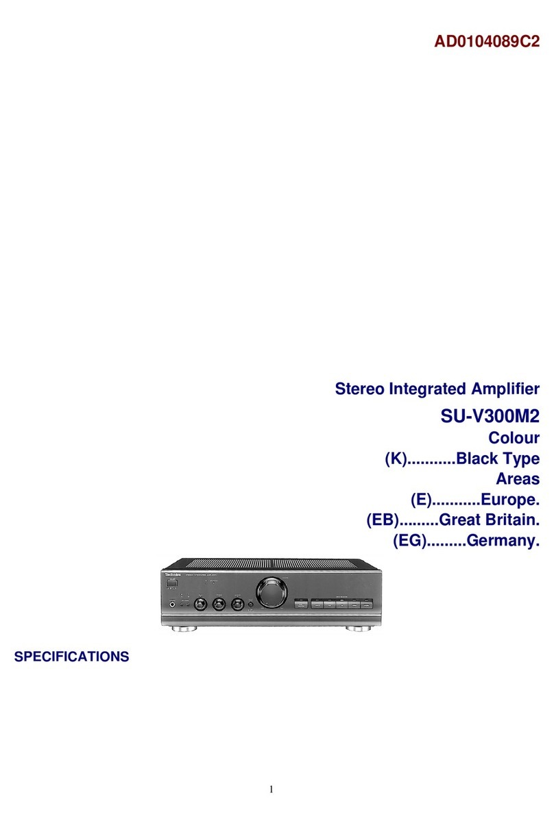 Technics SU-V300M2 Manual de usuario