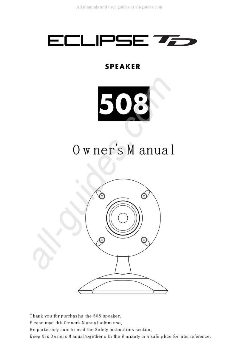 Eclipse TD 508 Manual de usuario