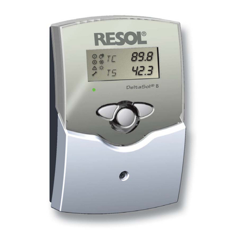 Resol DeltaSol B Manual de instrucciones
