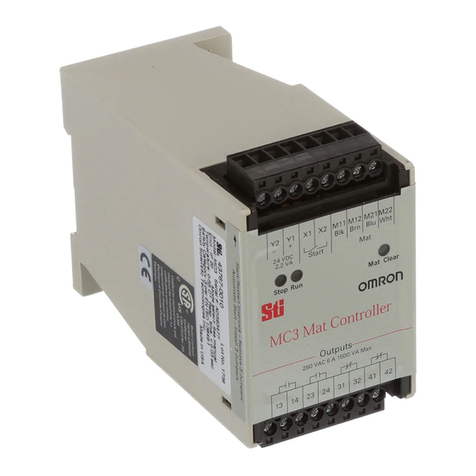 Omron MC3 Series Manual de usuario