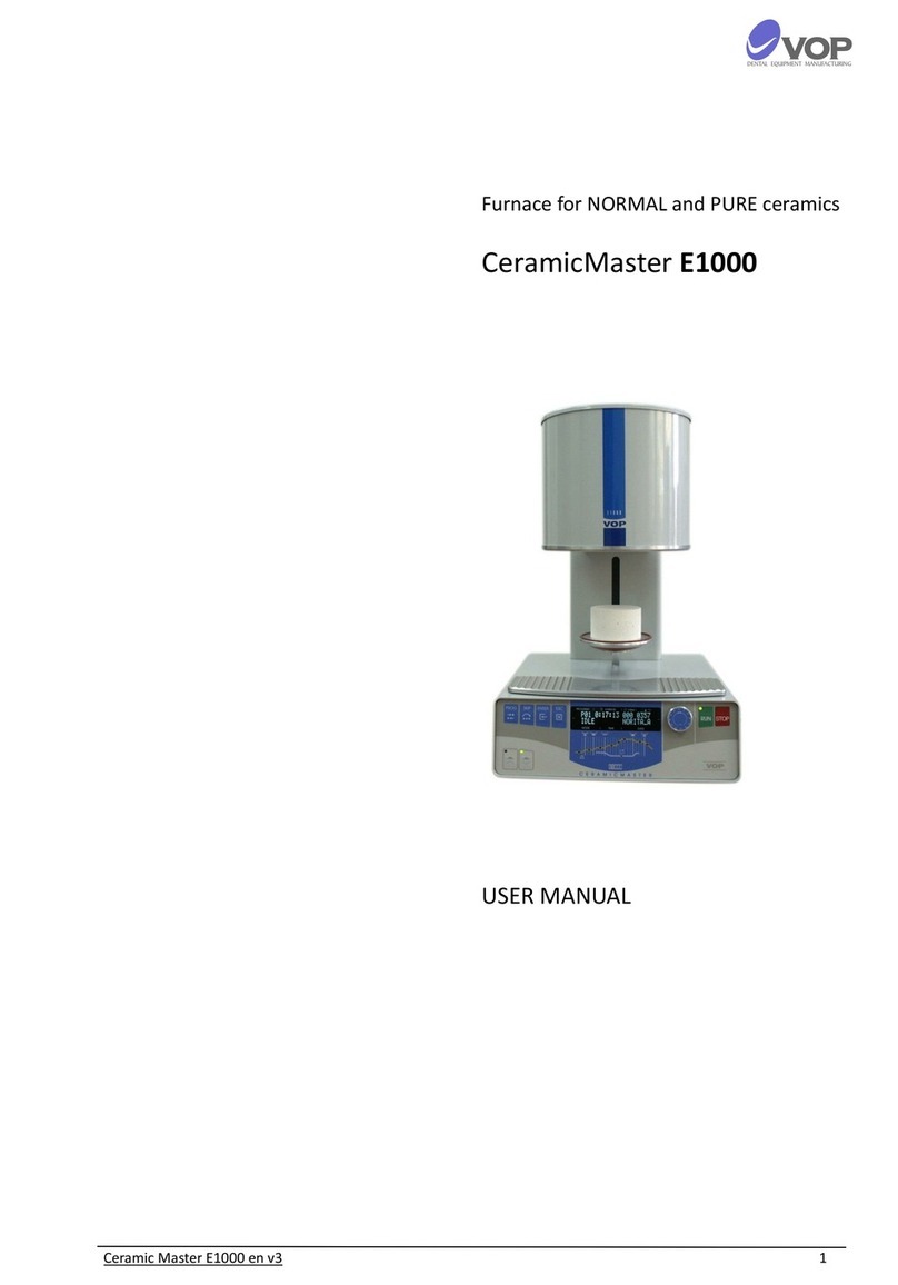 VOP CeramicMaster E1000 Manual de usuario