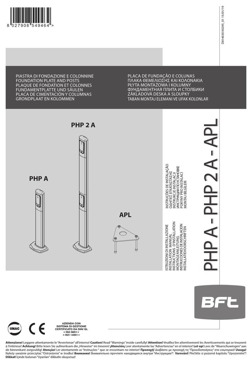 BFT PHP A Manual de usuario