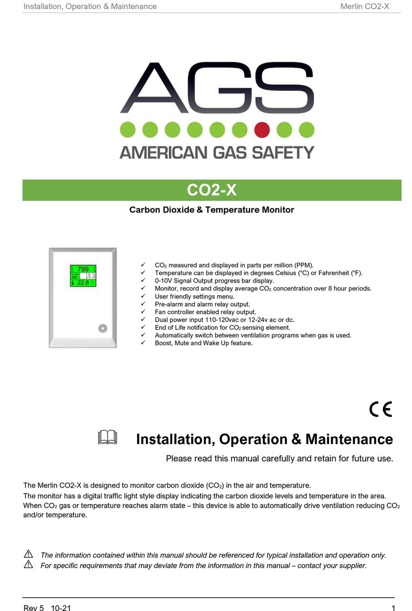AGS CO2-X Manual del propietario