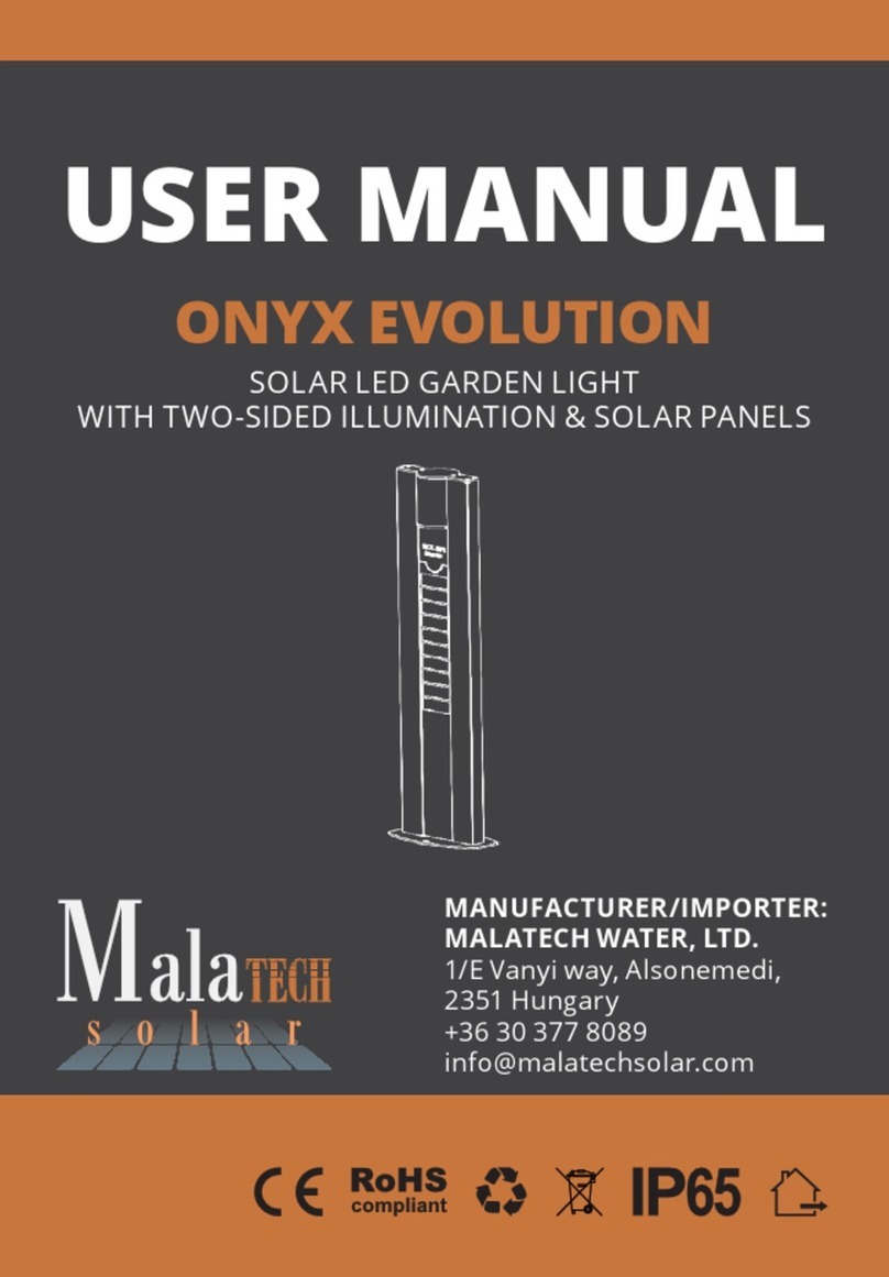 Malatech ONYX EVOLUTION Manual de usuario