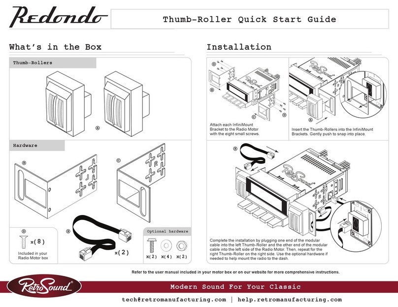 RetroSound Redonodo Manual de usuario