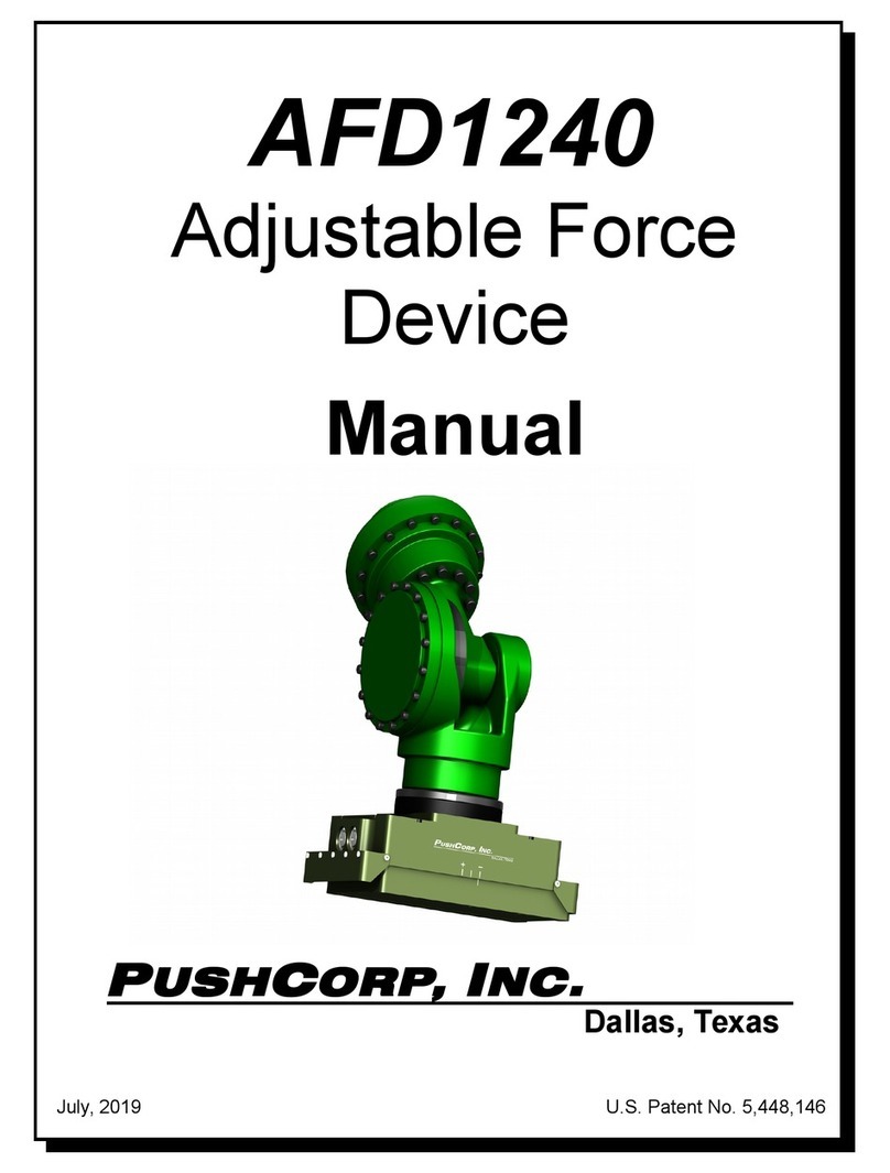 PushCorp AFD1240 Manual de usuario