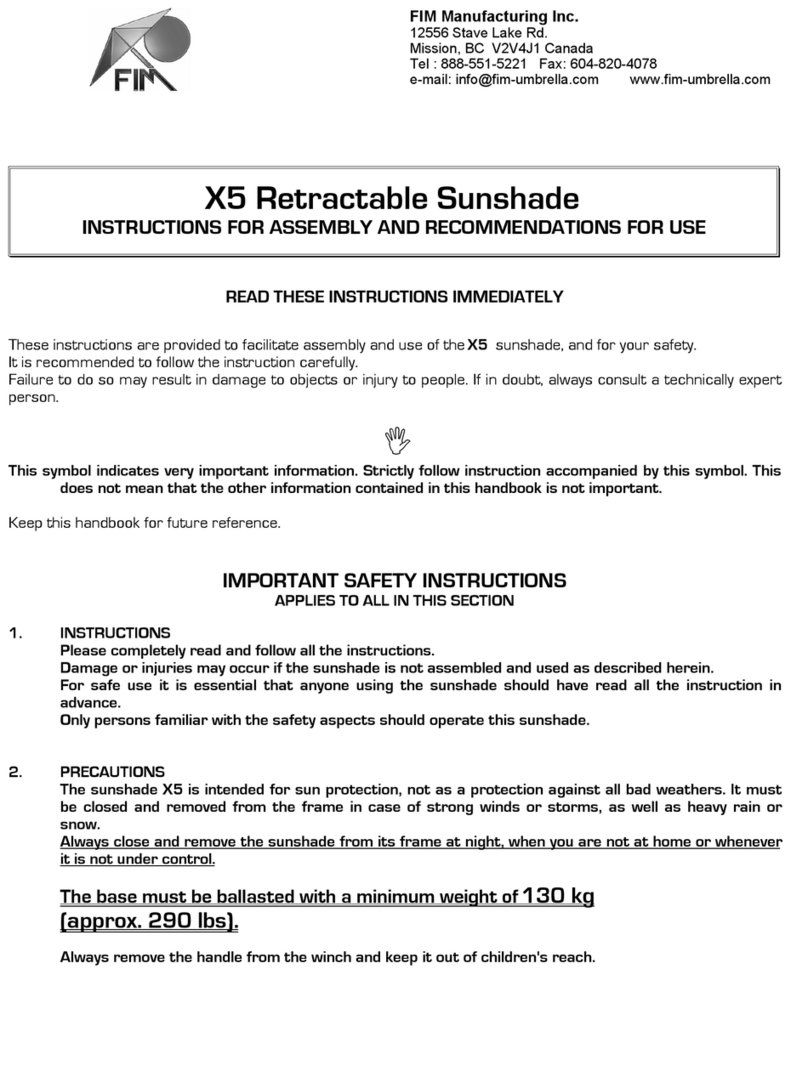 FIM X5 Instrucciones de funcionamiento
