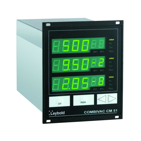 LEYBOLD COMBIVAC CM 51 Manual de usuario