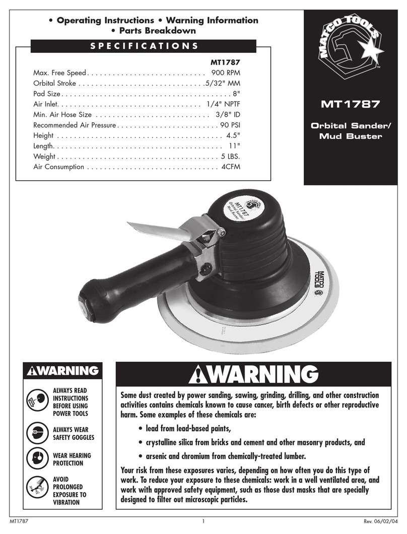 Matco Tools MT1787 Manual de usuario