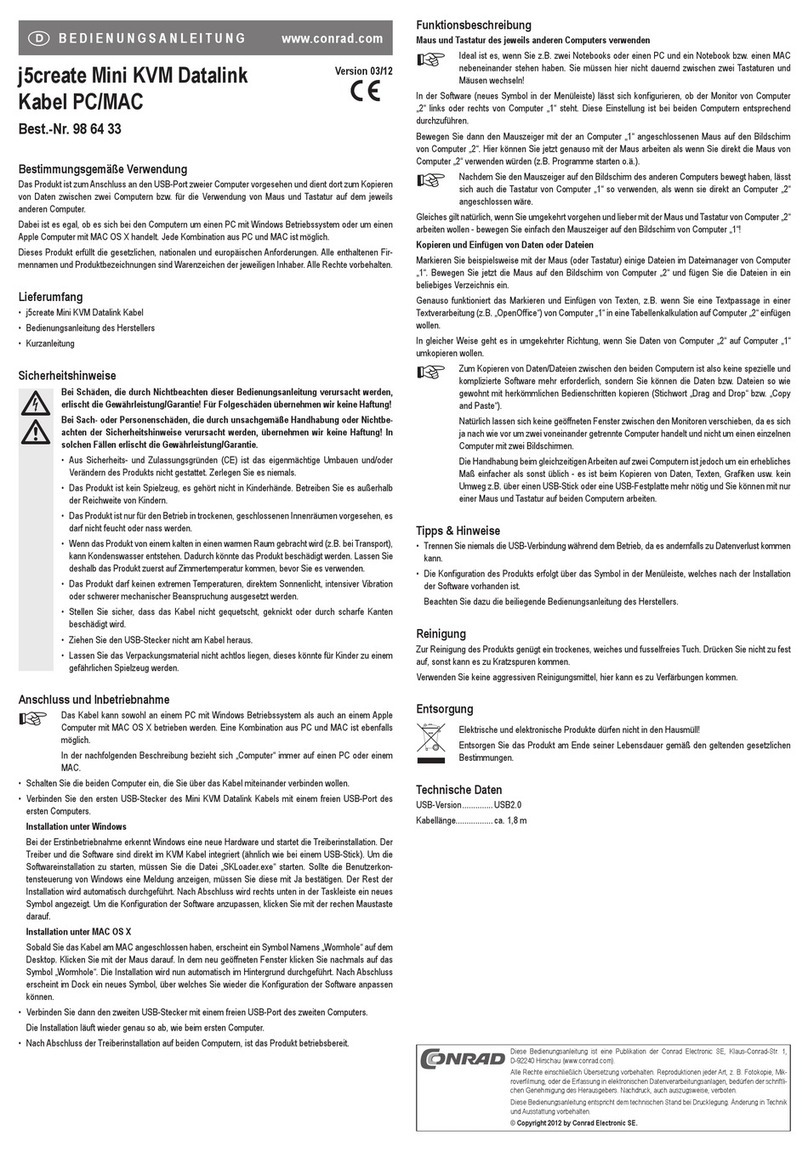 Conrad j5create Manual de usuario