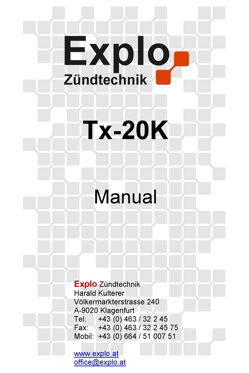 Explo Tx-20K Manual de usuario
