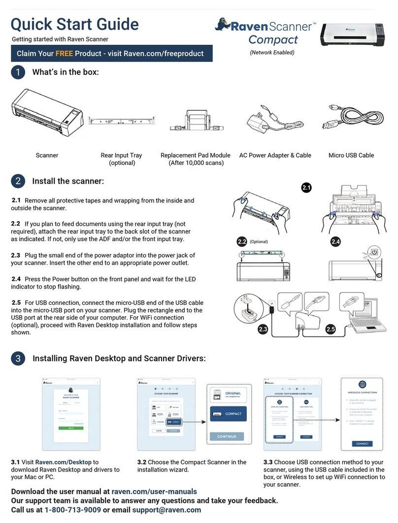 Raven Scanner Compact Manual de usuario
