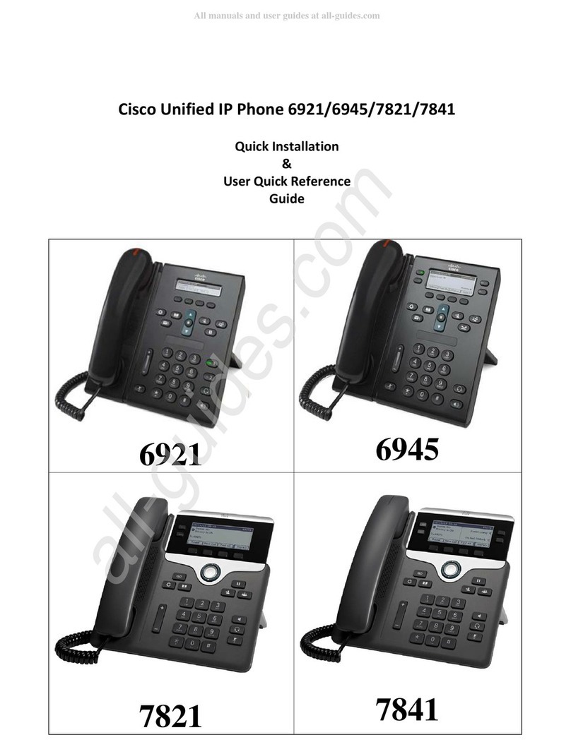 Cisco Unified 6921 Manual de usuario