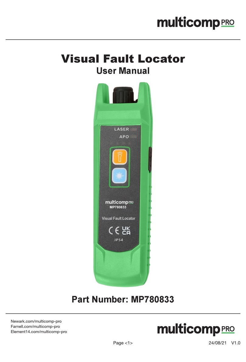 multicomp pro MP780833 Manual de usuario