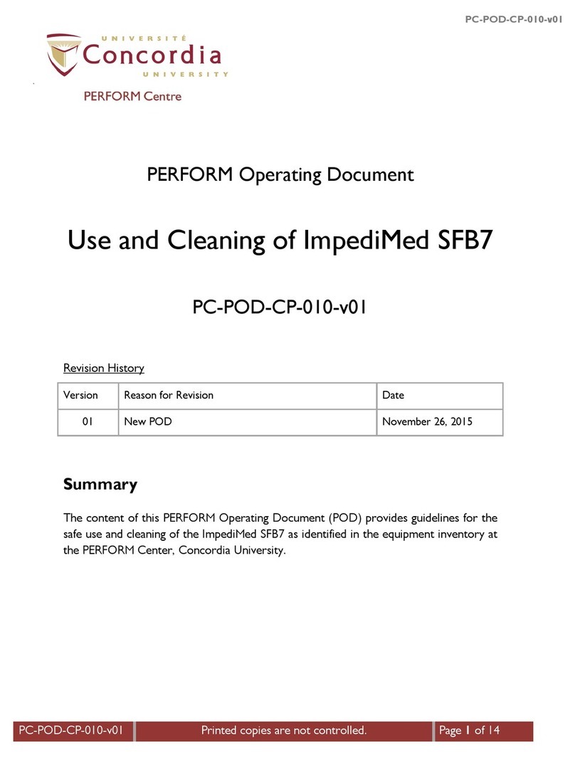 ImpediMed SFB7 Manual técnico