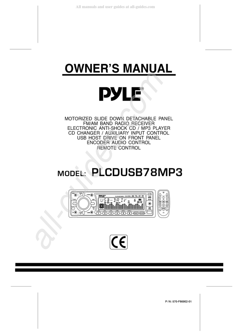 Pyle PLCDUSB79MP3 Manual de usuario