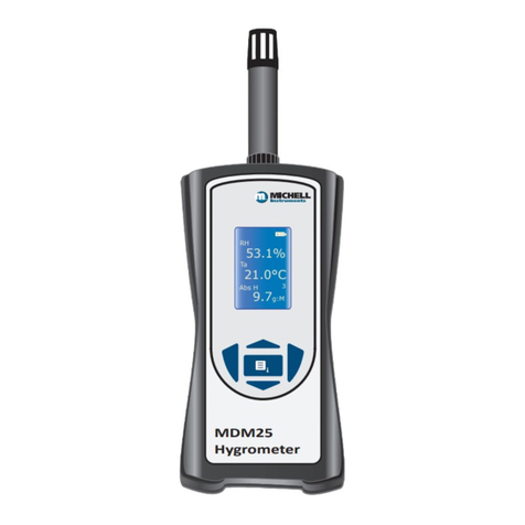 PST MICHELL Instruments MDM25 Manual de usuario