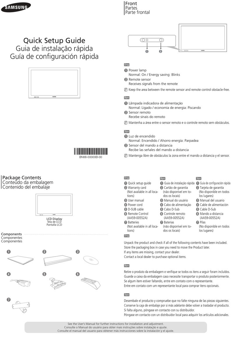 Samsung 320BX Manual de usuario