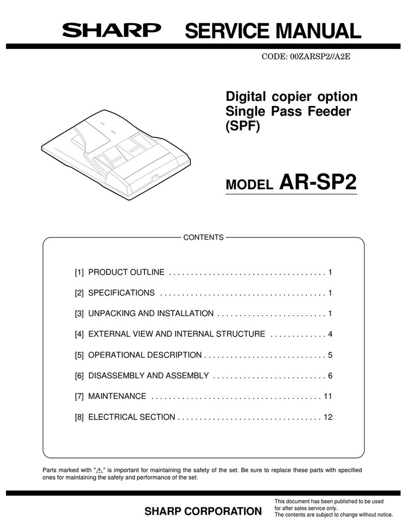 Sharp AR-SP2 Manual de usuario