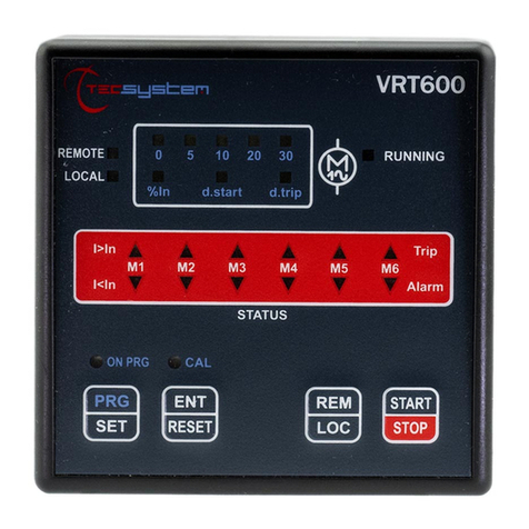 TECSYSTEM VRT600 SERIES Manual de usuario
