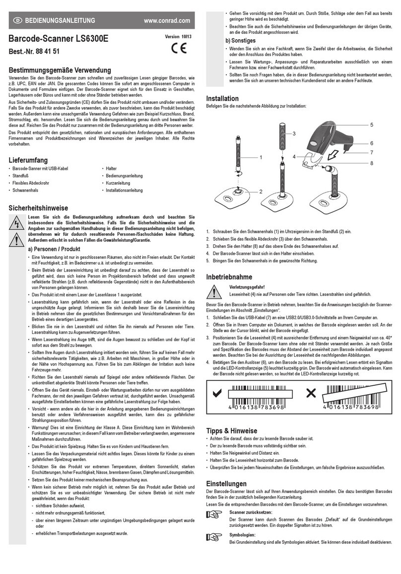 Conrad LS6300E Manual de usuario