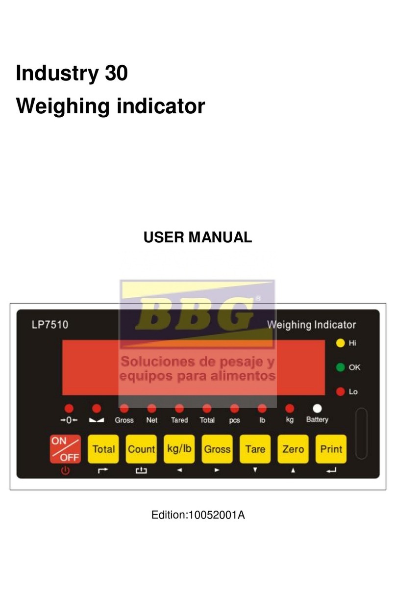 BBG Industry 30 Manual de usuario