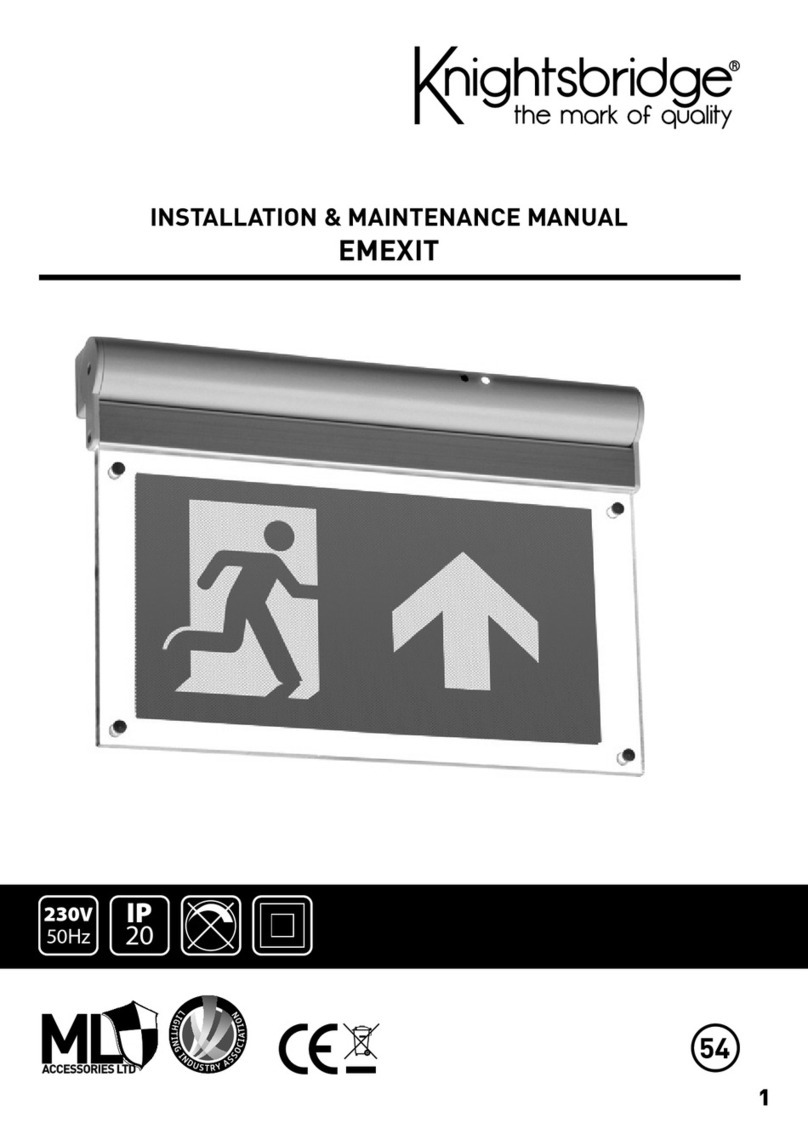 Knightsbridge EMEXIT Manual de instrucciones