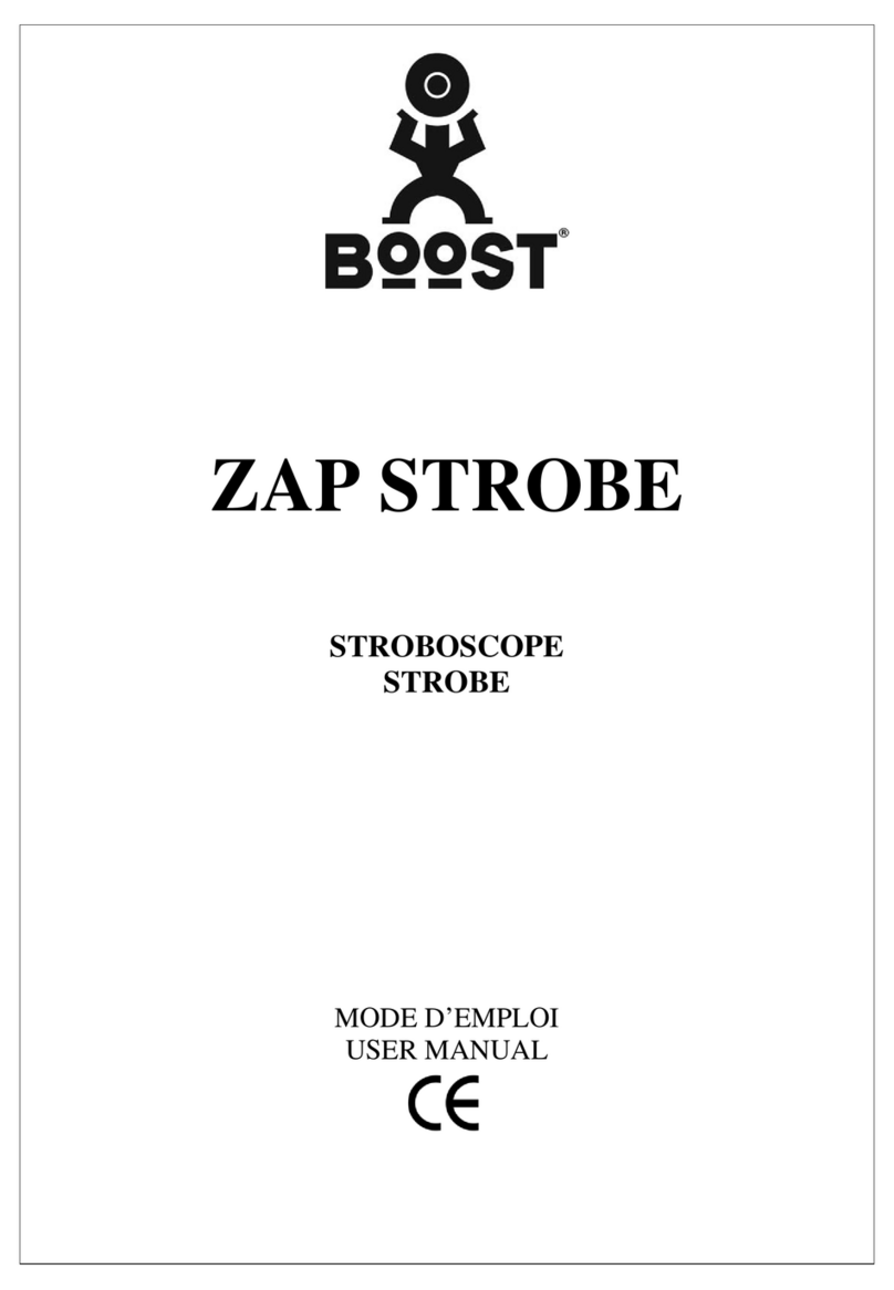 Boost ZAP STROBE Manual de usuario