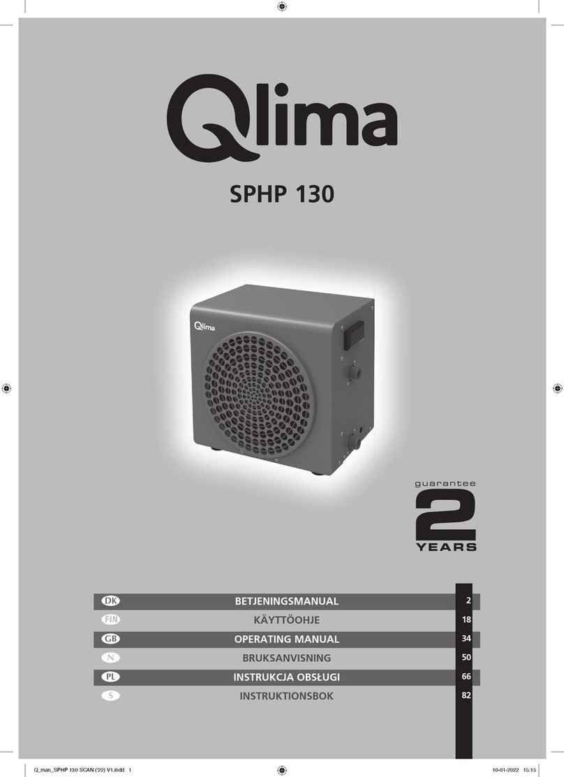 Qlima SPHP 130 Manual de usuario