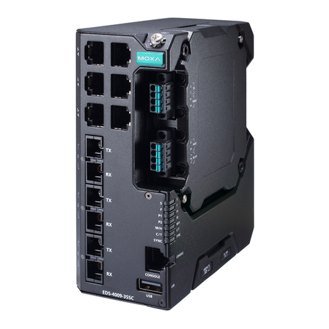 Moxa Technologies EtherDevice EDS-4009 Series Manual de usuario