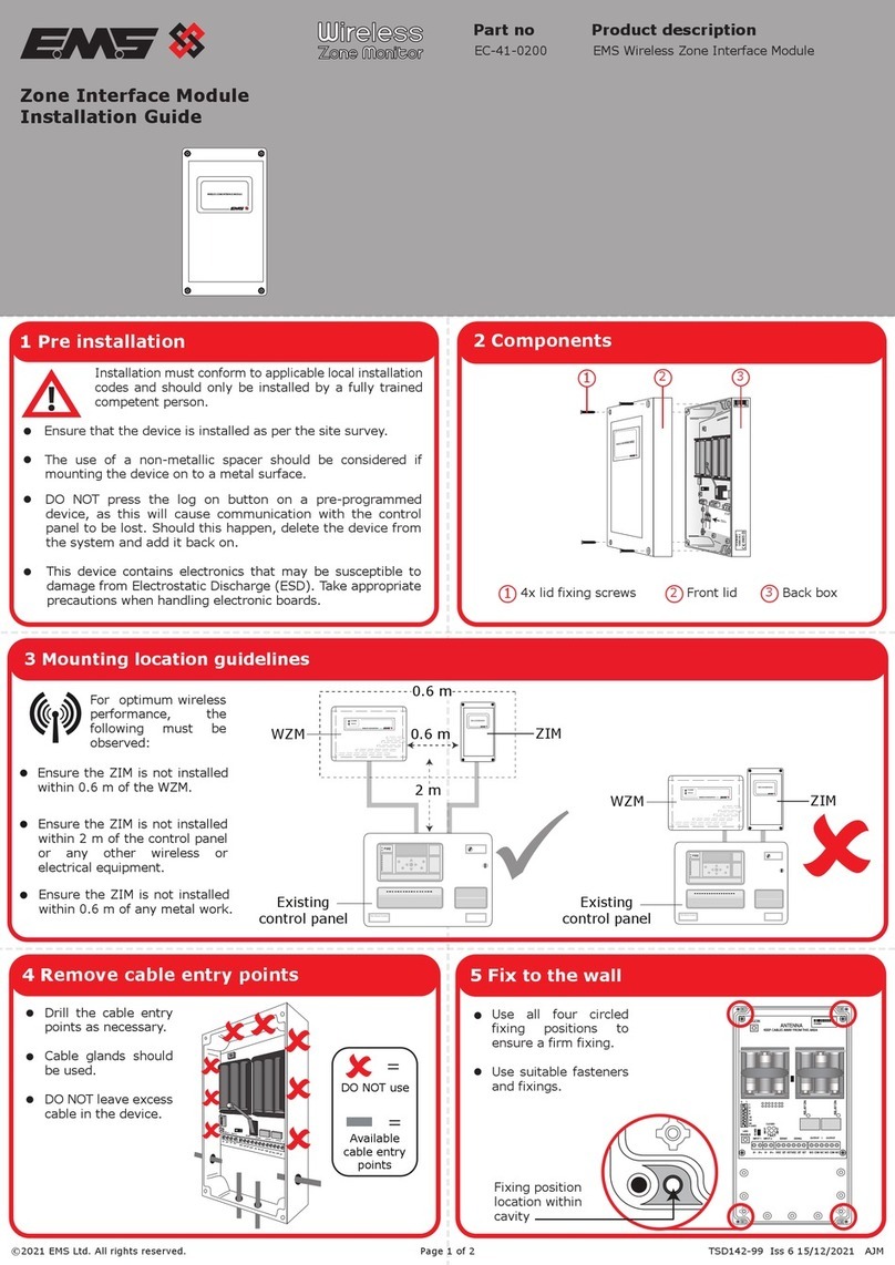 EMS EC-41-0200 Manual de usuario