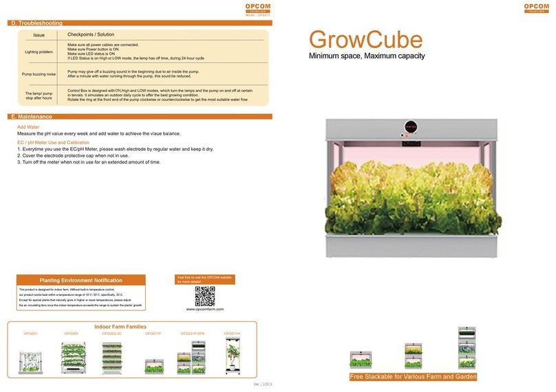 OPCOM GrowCube Manual de usuario