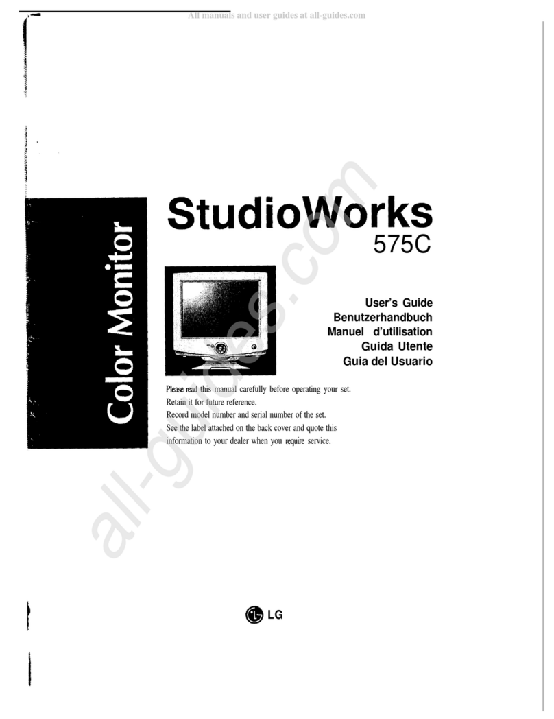 LG StudioWorks 575C Manual de usuario