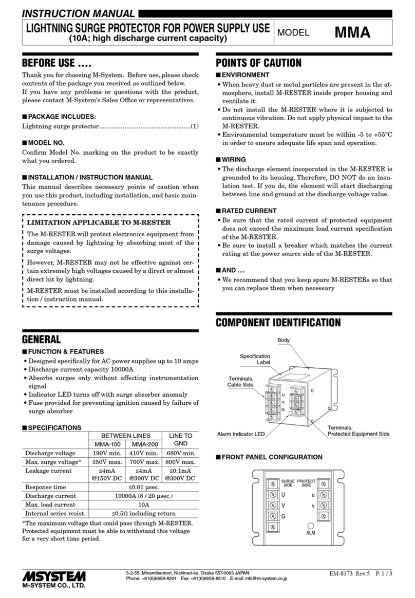 M-system MMA Manual de usuario