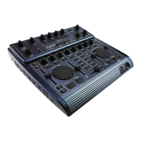 Behringer B-CONTROL DEEJAY BCD2000 Manual de usuario