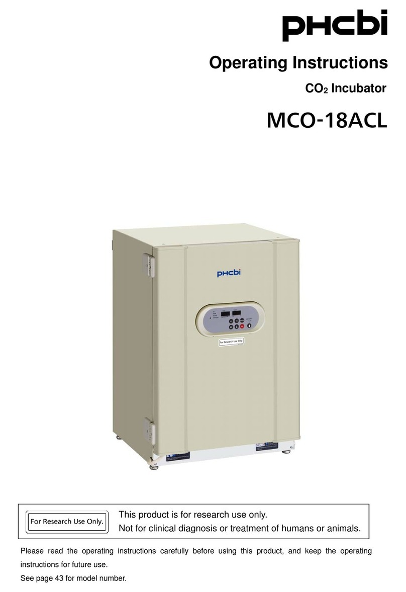 Phcbi MCO-18ACL Manual de usuario
