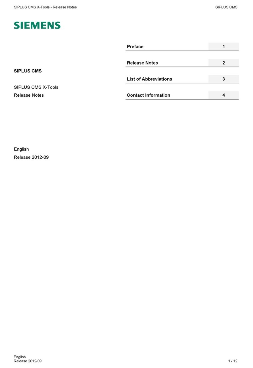 Siemens SIPLUS CMS Manual de usuario