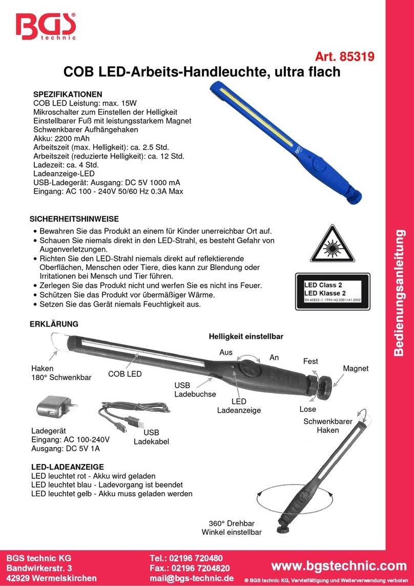 BGS technic 85319 Manual de usuario BGS technic 85319 Manual de usuario