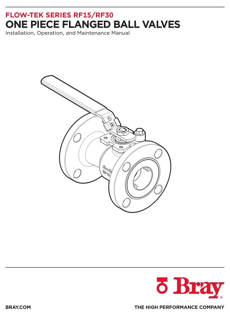 Bray FLOW-TEK Series Manual de usuario