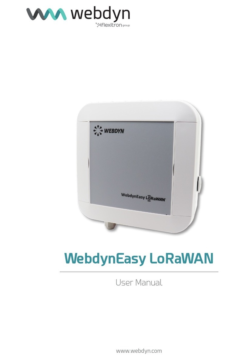 Flexitron WebdynEasy LoRaWAN Manual de usuario