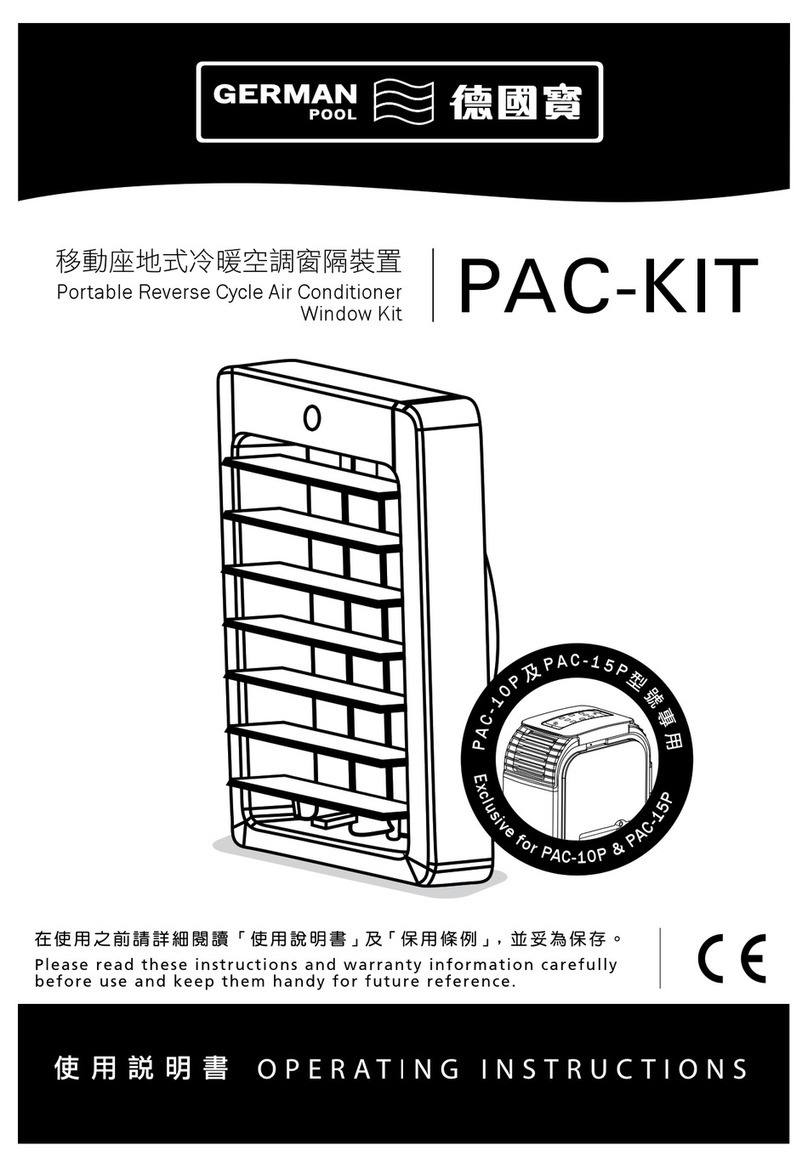 German pool PAC-KIT Manual de usuario